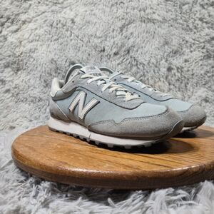 New Balance 515 Classic Sneaker Womens Size 9 Grey/Teal Low Lace Up Casual Shoes